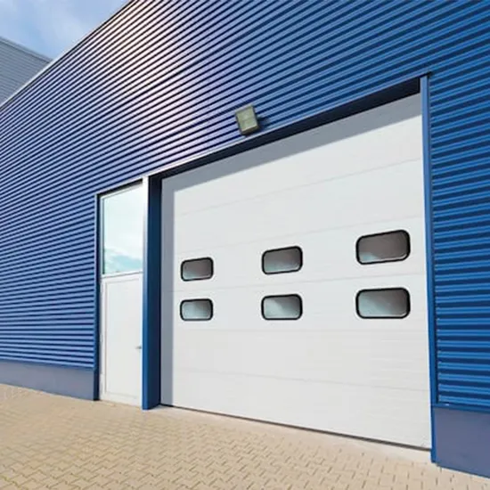 Electrical Commercial Automatic Steel Thermal Insulated High Lifting Roll up Sectional Overhead High Speed Sliding Industrial Doors for Warehouse