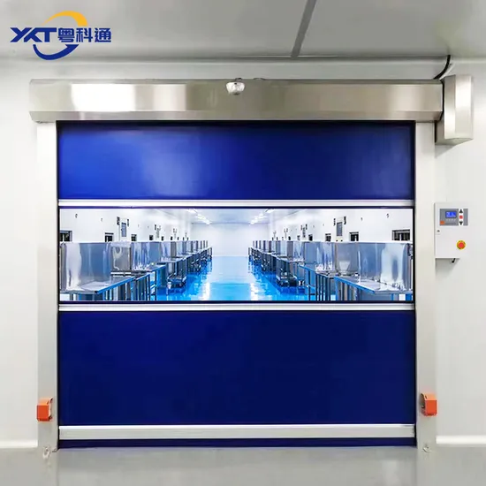 Porta de aço de rolamento rápida do obturador rápido automático do rolo do PVC de alta velocidade